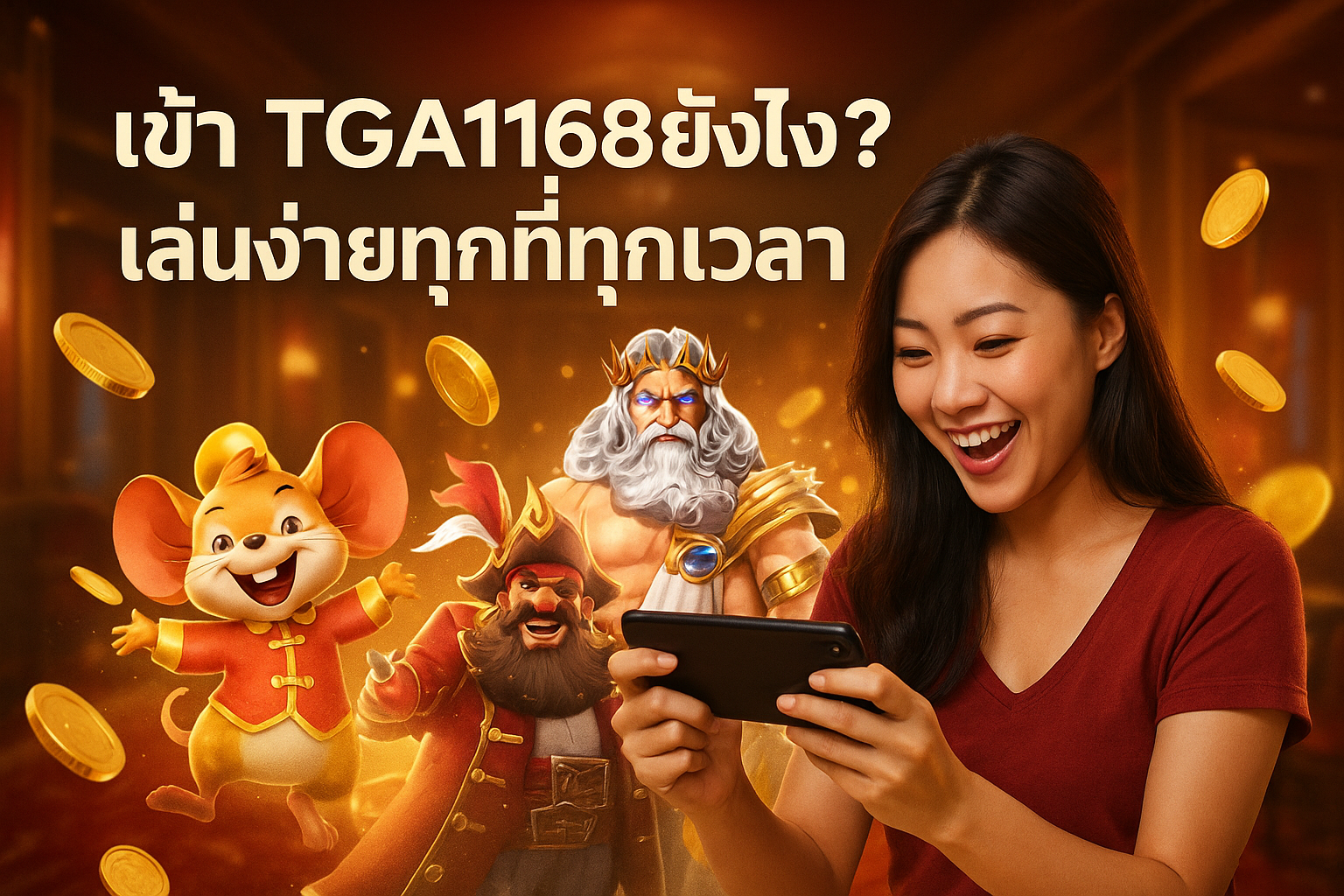 เข้า TGA1168 ยังไง? เล่นง่ายทุกที่ทุกเวลา