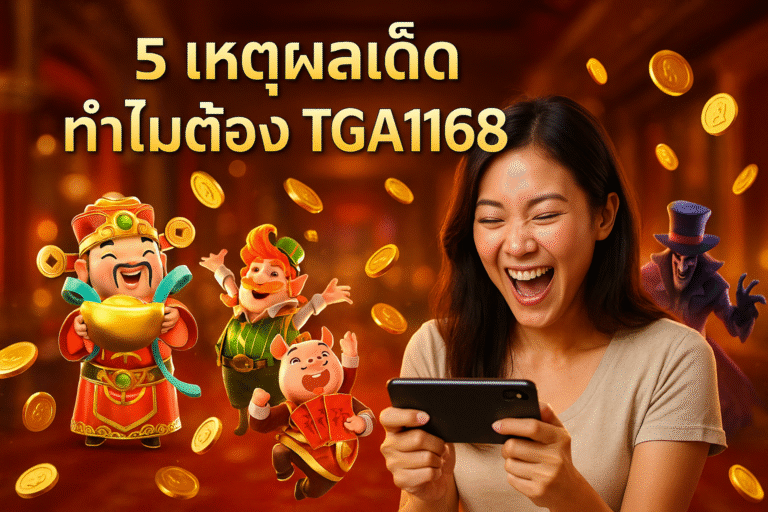 5 เหตุผลเด็ด ทำไมต้องเล่นสล็อตที่ TGA1168