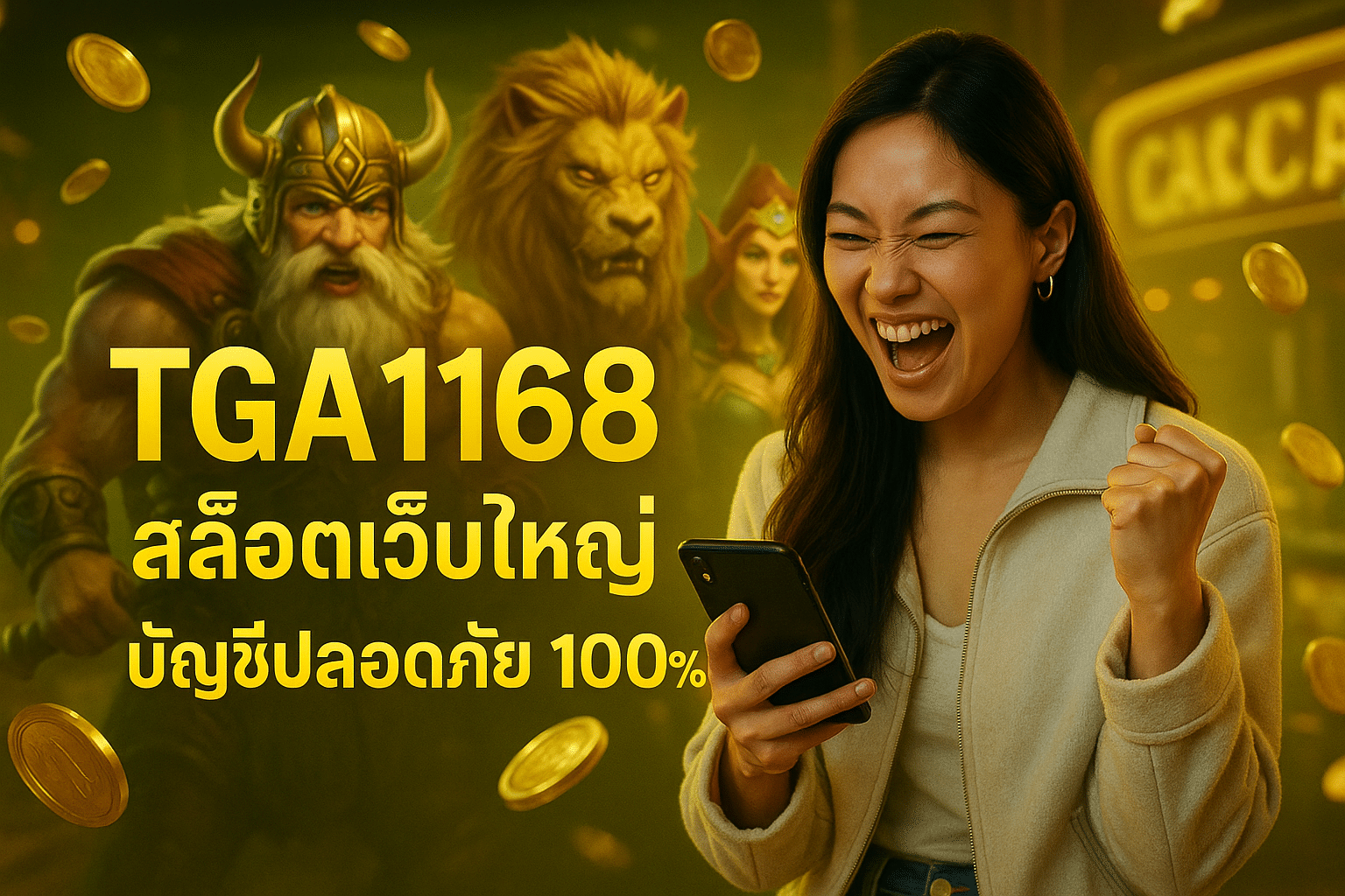 TGA1168 สล็อตเว็บใหญ่ บัญชีปลอดภัย 100%