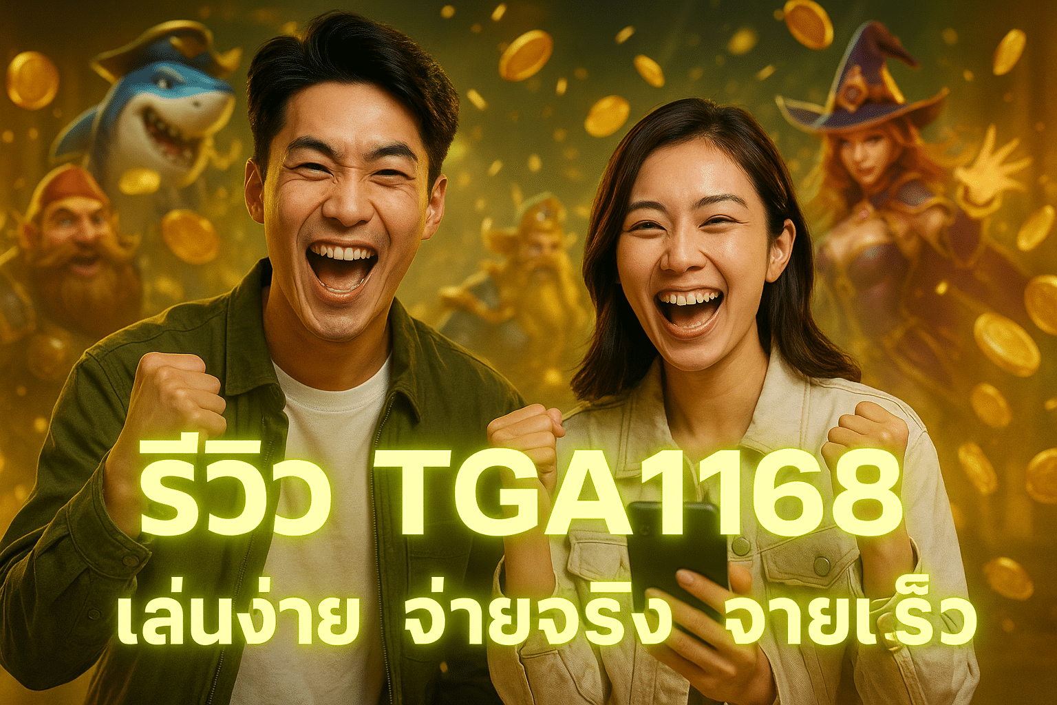 รีวิว TGA1168 เล่นง่าย จ่ายจริง จ่ายเร็ว