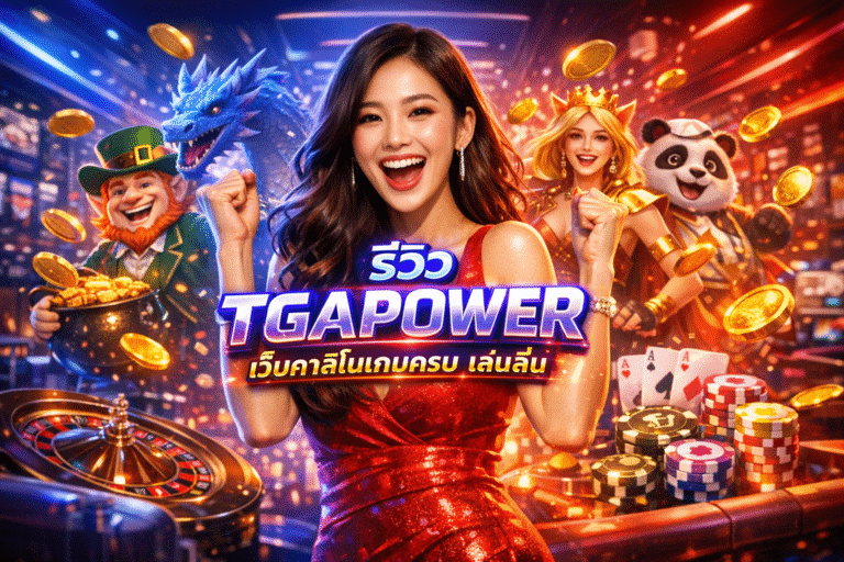 รีวิว TGAPOWER เว็บคาสิโนเกมครบ เล่นลื่น